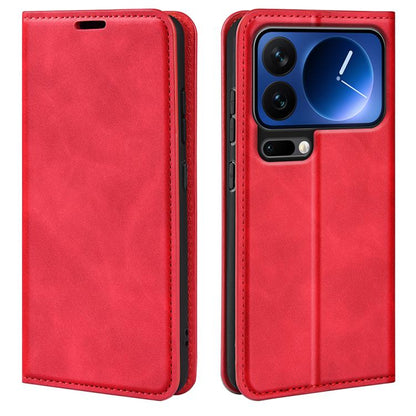 Retro-skin Magnetic Suction Leather Phone Case, For Redmi A7 Pro 171mm / Poco C85x 5G, For Xiaomi 17T, For Redmi Turbo 5 Max / Poco X8 Pro Max, For Redmi Turbo 5 5G / Poco X8 Pro 5G, For Redmi Note 15 Pro+ Global 163.3mm                                ...