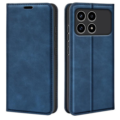 Retro-skin Magnetic Suction Leather Phone Case, For Xiaomi Redmi Note 13 5G, For Xiaomi Redmi 13C, For Xiaomi Redmi Note 13 Pro+, For Xiaomi Redmi Note 13 Pro 5G, For Xiaomi Redmi K70, For Xiaomi 13T, For Redmi Note 17 Pro Max 5G Global 163mm          ...