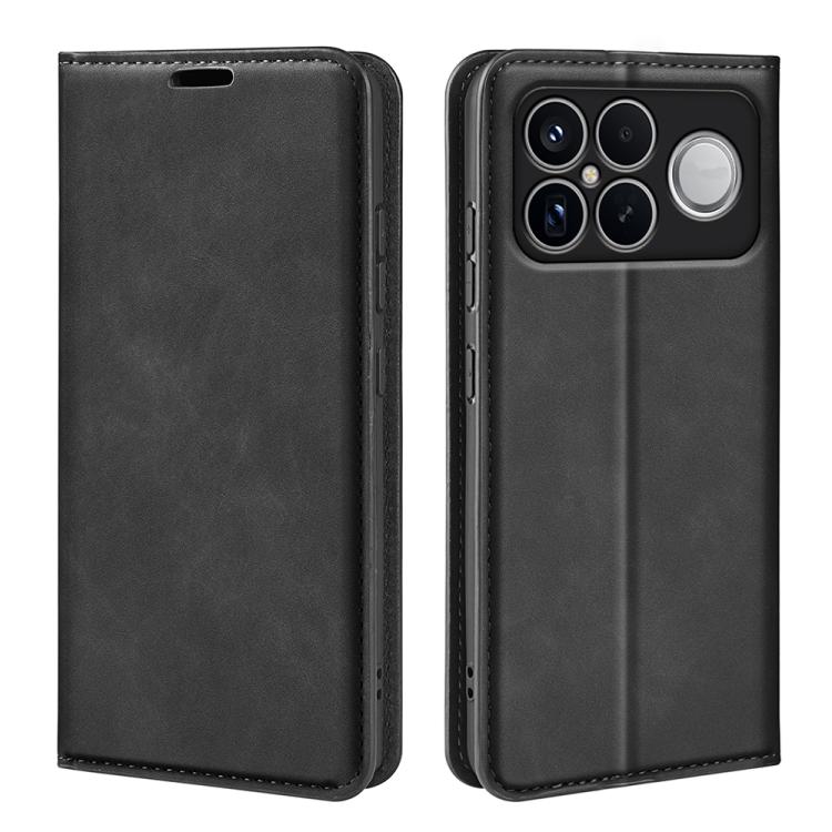 Retro-skin Magnetic Suction Leather Phone Case, For Xiaomi Redmi Note 13 5G, For Xiaomi Redmi 13C, For Xiaomi Redmi Note 13 Pro+, For Xiaomi Redmi Note 13 Pro 5G, For Xiaomi Redmi K70, For Xiaomi 13T, For Redmi Note 17 Pro Max 5G Global 163mm          ...