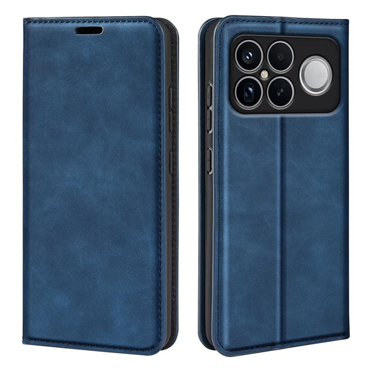 Retro-skin Magnetic Suction Leather Phone Case, For Xiaomi Redmi Note 13 5G, For Xiaomi Redmi 13C, For Xiaomi Redmi Note 13 Pro+, For Xiaomi Redmi Note 13 Pro 5G, For Xiaomi Redmi K70, For Xiaomi 13T, For Redmi Note 17 Pro Max 5G Global 163mm          ...
