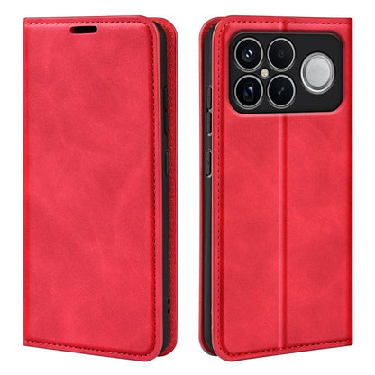 Retro-skin Magnetic Suction Leather Phone Case, For Xiaomi Redmi Note 13 5G, For Xiaomi Redmi 13C, For Xiaomi Redmi Note 13 Pro+, For Xiaomi Redmi Note 13 Pro 5G, For Xiaomi Redmi K70, For Xiaomi 13T, For Redmi Note 17 Pro Max 5G Global 163mm          ...