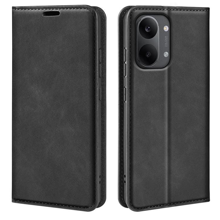 Retro-skin Magnetic Suction Leather Phone Case, For Xiaomi Redmi Note 13 5G, For Xiaomi Redmi 13C, For Xiaomi Redmi Note 13 Pro+, For Xiaomi Redmi Note 13 Pro 5G, For Xiaomi Redmi K70, For Xiaomi 13T, For Redmi Note 17 Pro Max 5G Global 163mm          ...