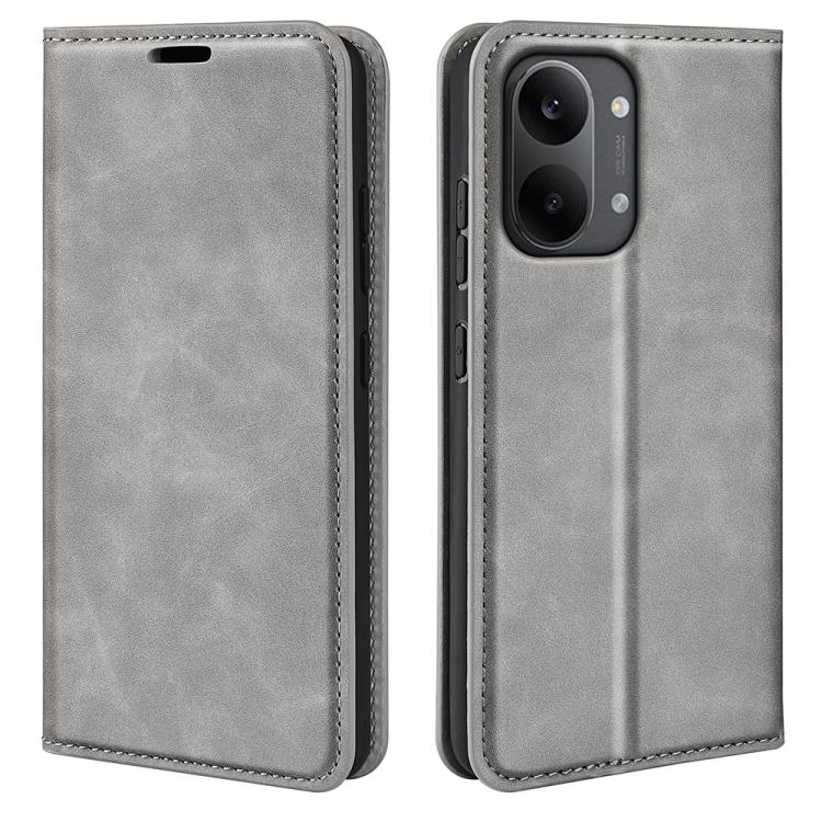 Retro-skin Magnetic Suction Leather Phone Case, For Xiaomi Redmi Note 13 5G, For Xiaomi Redmi 13C, For Xiaomi Redmi Note 13 Pro+, For Xiaomi Redmi Note 13 Pro 5G, For Xiaomi Redmi K70, For Xiaomi 13T, For Redmi Note 17 Pro Max 5G Global 163mm          ...
