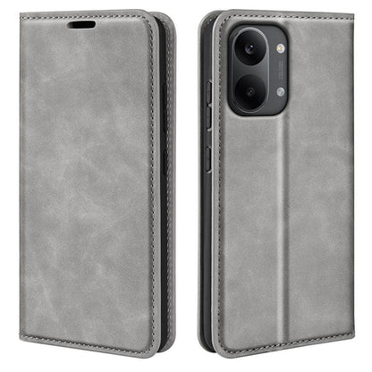 Retro-skin Magnetic Suction Leather Phone Case, For Xiaomi Redmi Note 13 5G, For Xiaomi Redmi 13C, For Xiaomi Redmi Note 13 Pro+, For Xiaomi Redmi Note 13 Pro 5G, For Xiaomi Redmi K70, For Xiaomi 13T, For Redmi Note 17 Pro Max 5G Global 163mm          ...