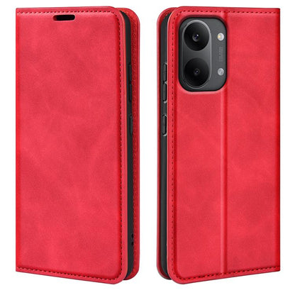 Retro-skin Magnetic Suction Leather Phone Case, For Xiaomi Redmi Note 13 5G, For Xiaomi Redmi 13C, For Xiaomi Redmi Note 13 Pro+, For Xiaomi Redmi Note 13 Pro 5G, For Xiaomi Redmi K70, For Xiaomi 13T, For Redmi Note 17 Pro Max 5G Global 163mm          ...