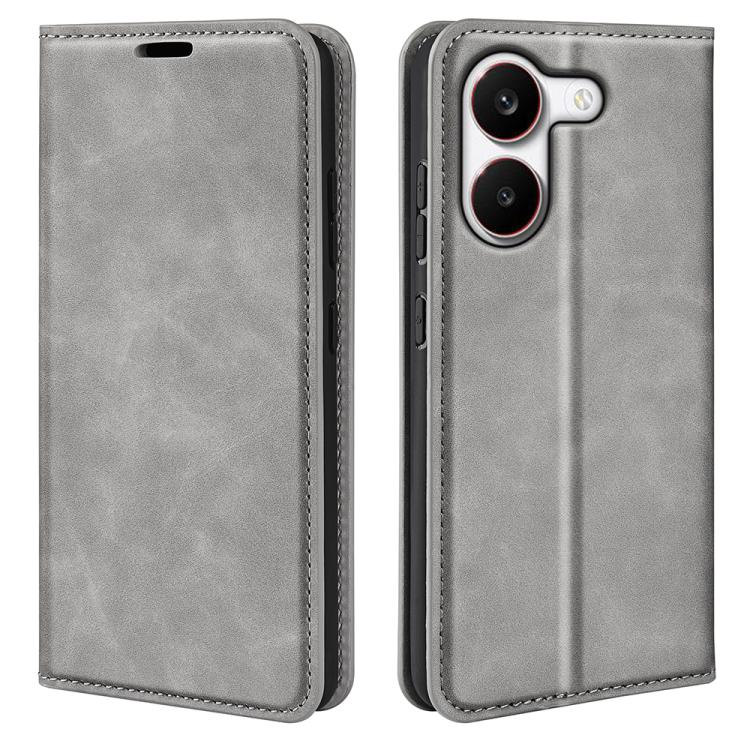 Retro-skin Magnetic Suction Leather Phone Case, For Xiaomi Redmi Note 13 5G, For Xiaomi Redmi 13C, For Xiaomi Redmi Note 13 Pro+, For Xiaomi Redmi Note 13 Pro 5G, For Xiaomi Redmi K70, For Xiaomi 13T, For Redmi Note 17 Pro Max 5G Global 163mm          ...