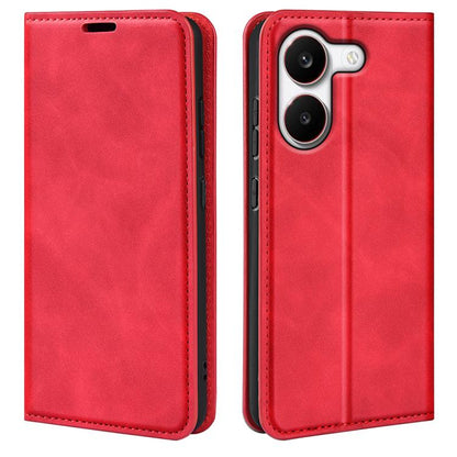Retro-skin Magnetic Suction Leather Phone Case, For Xiaomi Redmi Note 13 5G, For Xiaomi Redmi 13C, For Xiaomi Redmi Note 13 Pro+, For Xiaomi Redmi Note 13 Pro 5G, For Xiaomi Redmi K70, For Xiaomi 13T, For Redmi Note 17 Pro Max 5G Global 163mm          ...