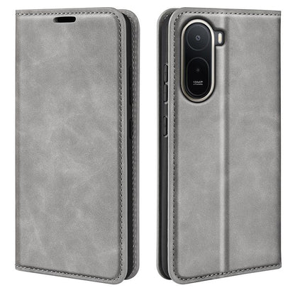 Retro-skin Magnetic Suction Leather Phone Case, For Xiaomi Redmi Note 13 5G, For Xiaomi Redmi 13C, For Xiaomi Redmi Note 13 Pro+, For Xiaomi Redmi Note 13 Pro 5G, For Xiaomi Redmi K70, For Xiaomi 13T, For Redmi Note 17 Pro Max 5G Global 163mm          ...