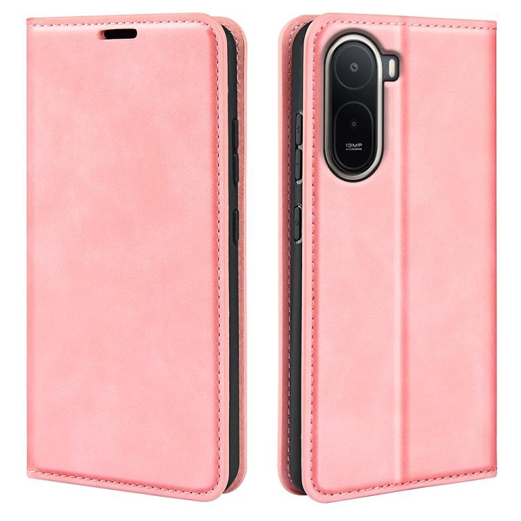Retro-skin Magnetic Suction Leather Phone Case, For Xiaomi Redmi Note 13 5G, For Xiaomi Redmi 13C, For Xiaomi Redmi Note 13 Pro+, For Xiaomi Redmi Note 13 Pro 5G, For Xiaomi Redmi K70, For Xiaomi 13T, For Redmi Note 17 Pro Max 5G Global 163mm          ...