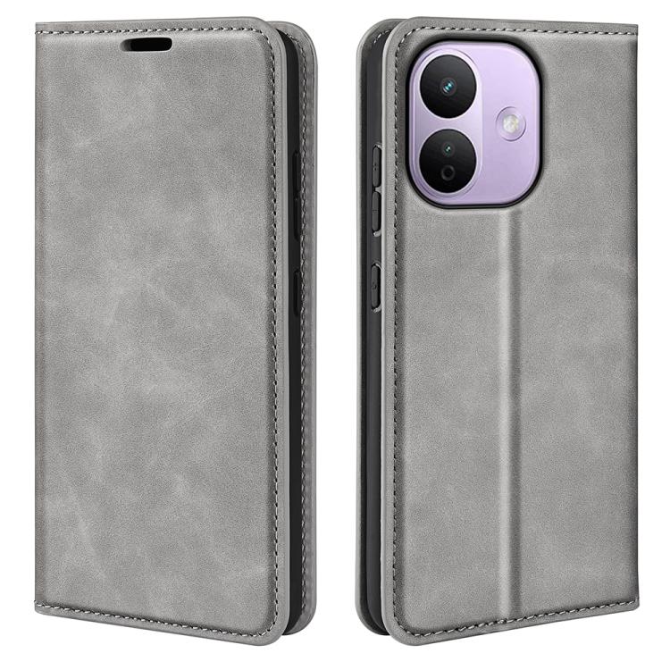 Retro-skin Magnetic Suction Leather Phone Case, For Xiaomi Redmi Note 13 5G, For Xiaomi Redmi 13C, For Xiaomi Redmi Note 13 Pro+, For Xiaomi Redmi Note 13 Pro 5G, For Xiaomi Redmi K70, For Xiaomi 13T, For Redmi Note 17 Pro Max 5G Global 163mm          ...