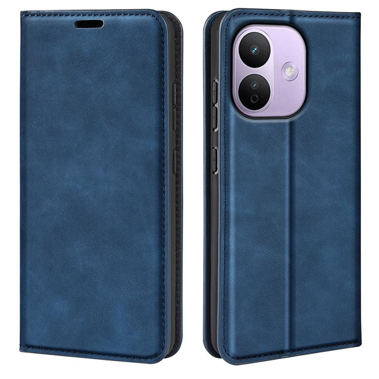 Retro-skin Magnetic Suction Leather Phone Case, For Xiaomi Redmi Note 13 5G, For Xiaomi Redmi 13C, For Xiaomi Redmi Note 13 Pro+, For Xiaomi Redmi Note 13 Pro 5G, For Xiaomi Redmi K70, For Xiaomi 13T, For Redmi Note 17 Pro Max 5G Global 163mm          ...