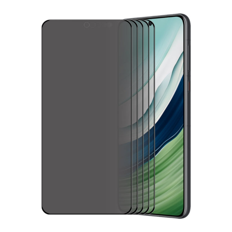 5pcs ENKAY Hat-Prince 28 Degree Anti-peeping Tempered Glass Film, For Huawei nova 12 SE, For Huawei Pura 70, For Huawei nova 12, For Huawei Mate 60, For Huawei nova 11i, For Huawei Enjoy 60, For Huawei nova Y61 4G, For Huawei nova 12s / 12 Lite        ...
