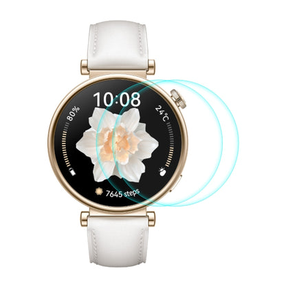 2pcs ENKAY Hat-Prince 0.2mm 9H Tempered Glass Screen Protector Watch Film, For Huawei Watch GT 5 46mm, For Huawei Watch GT 5 41mm, For Huawei Watch GT 4 46mm, For Huawei Watch GT 4 41mm