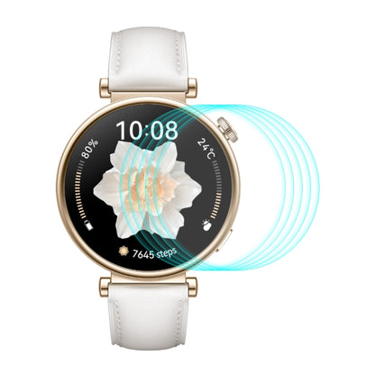 5pcs ENKAY Hat-Prince 0.2mm 9H Tempered Glass Screen Protector Watch Film, For Huawei Watch GT 5 46mm, For Huawei Watch GT 5 41mm, For Huawei Watch GT 4 46mm, For Huawei Watch GT 4 41mm