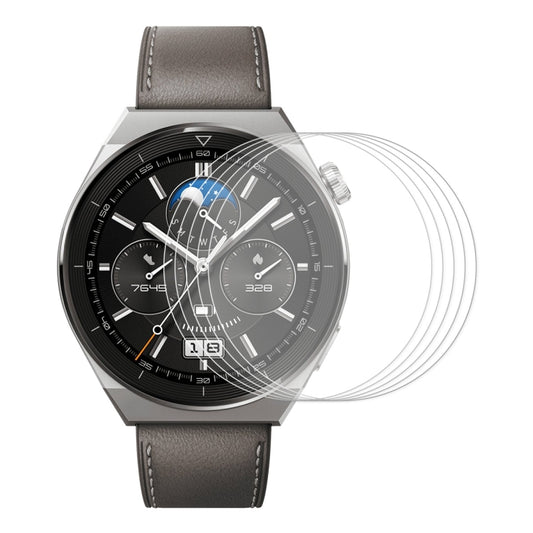 5pcs ENKAY Hat-Prince 0.2mm 9H Tempered Glass Screen Protector Watch Film, For Huawei Watch GT 5 46mm, For Huawei Watch GT 5 41mm, For Huawei Watch GT 4 46mm, For Huawei Watch GT 4 41mm
