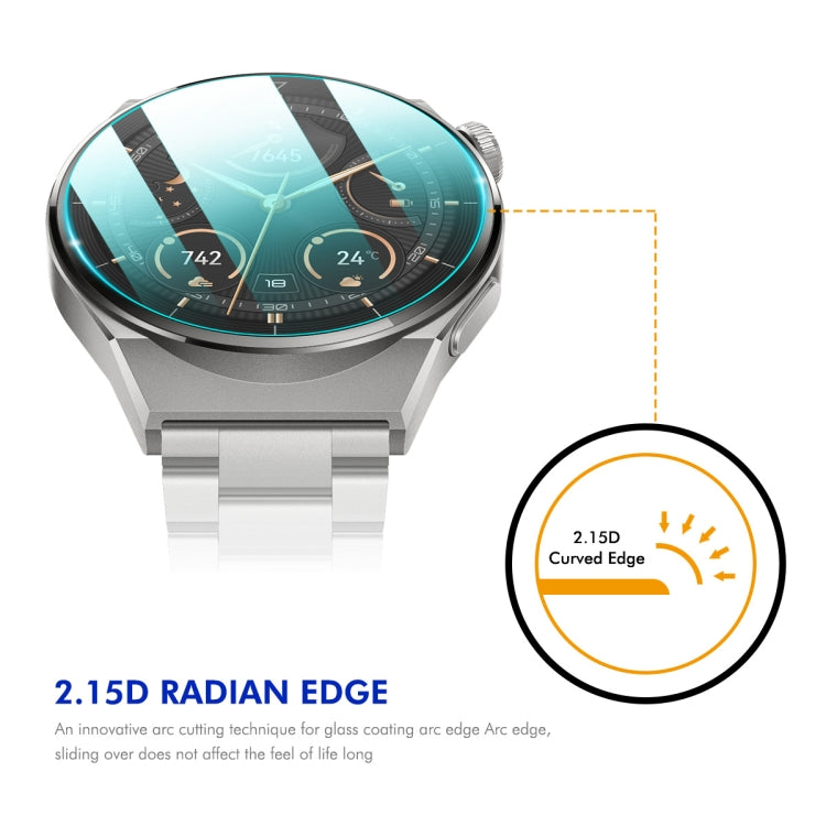 5pcs ENKAY Hat-Prince 0.2mm 9H Tempered Glass Screen Protector Watch Film, For Huawei Watch GT 5 46mm, For Huawei Watch GT 5 41mm, For Huawei Watch GT 4 46mm, For Huawei Watch GT 4 41mm