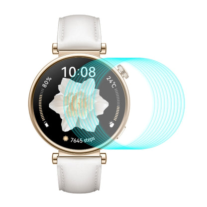 10pcs ENKAY Hat-Prince 0.2mm 9H Tempered Glass Screen Protector Watch Film, For Huawei Watch GT 5 46mm, For Huawei Watch GT 5 41mm, For Huawei Watch GT 4 46mm, For Huawei Watch GT 4 41mm