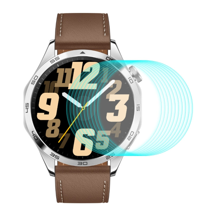 10pcs ENKAY Hat-Prince 0.2mm 9H Tempered Glass Screen Protector Watch Film, For Huawei Watch GT 5 46mm, For Huawei Watch GT 5 41mm, For Huawei Watch GT 4 46mm, For Huawei Watch GT 4 41mm
