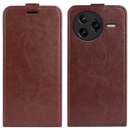 R64 Texture Single Vertical Flip Leather Phone Case, For Redmi K80 Pro / Poco F7 Ultra, For Redmi K80 / Poco F7 Pro