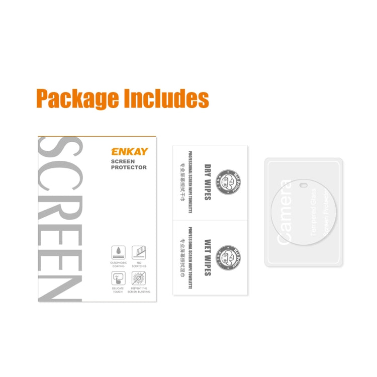 ENKAY Hat-Prince  9H Rear Camera Lens Tempered Glass Film, For Huawei Mate 60, For Huawei Mate 60 Pro / Mate 60 Pro+
