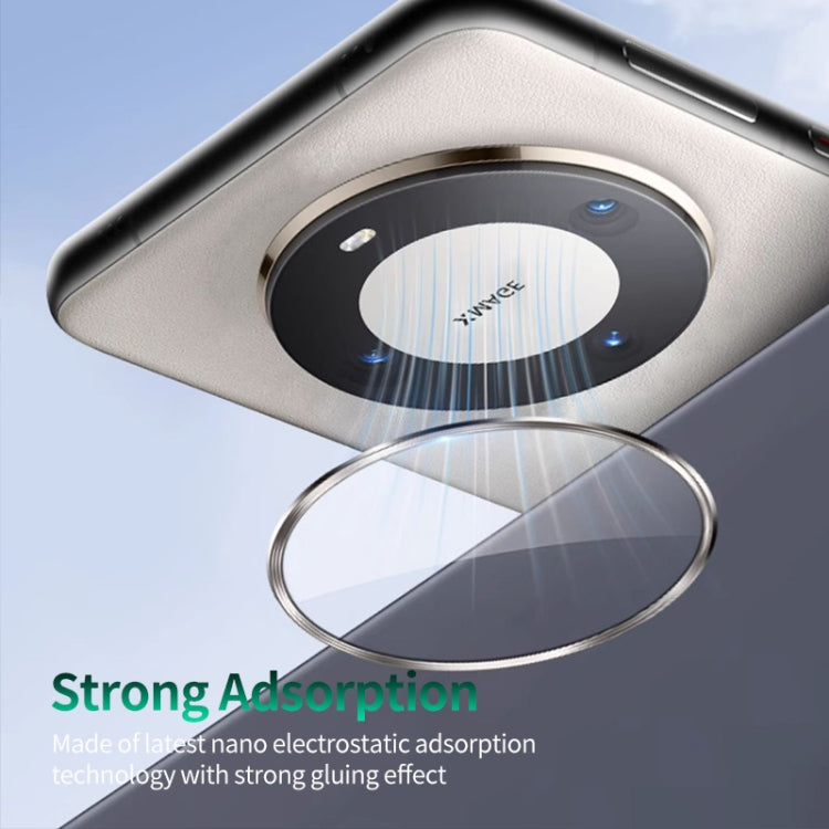 ENKAY Hat-Prince 9H Rear Camera Lens Aluminium Alloy Tempered Glass Full Film, For Huawei Mate 60 Pro / Mate 60 Pro+
