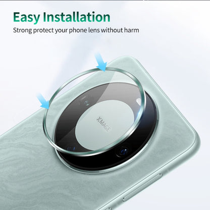 ENKAY Hat-Prince 9H Rear Camera Lens Aluminium Alloy Tempered Glass Full Film, For Huawei Mate 60 Pro / Mate 60 Pro+