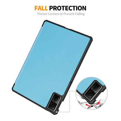 ENKAY Tri-fold Custer Texture Leather Smart Tablet Case, For Redmi Pad SE 11.0