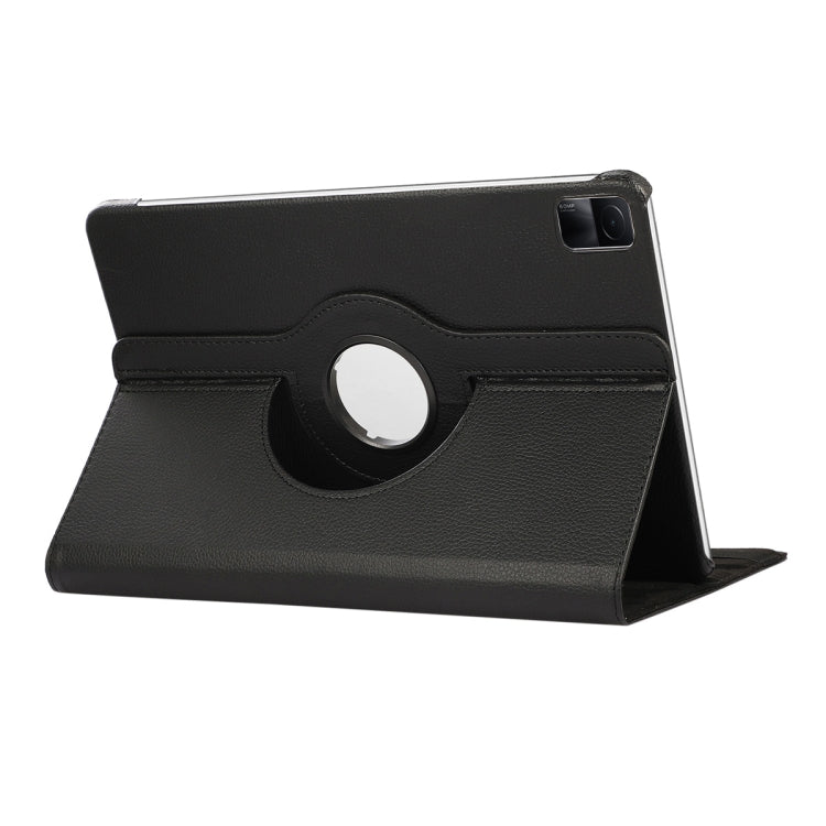 ENKAY Hat-Prince 360 Degree Rotation Litchi Leather Smart Case, For Redmi Pad SE 11.0