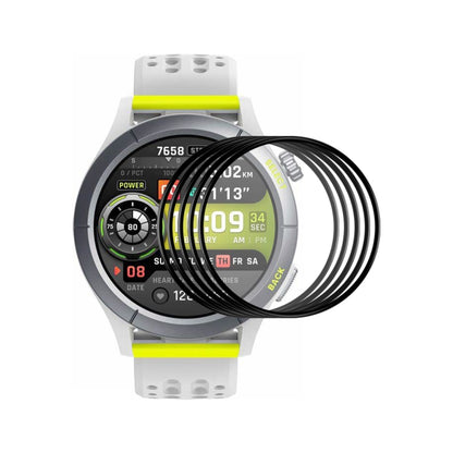 5pcs ENKAY 3D Full Coverage Soft PC Edge PMMA HD Screen Film, For Amazfit Cheetah / Cheetah Pro, For Amazfit Bip 5 / Bip 5 Pro