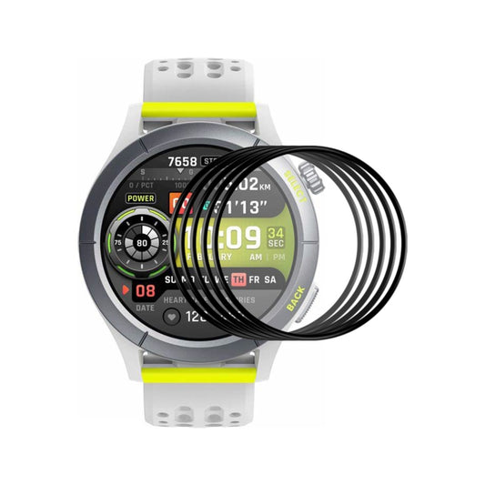 5pcs ENKAY Film d'écran HD PMMA à bord souple PC 3D à couverture complète, Pour Amazfit Cheetah / Cheetah Pro, Pour Amazfit Bip 5 / Bip 5 Pro