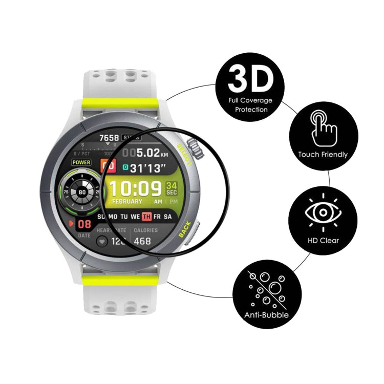 5pcs ENKAY 3D Full Coverage Soft PC Edge PMMA HD Screen Film, For Amazfit Cheetah / Cheetah Pro, For Amazfit Bip 5 / Bip 5 Pro