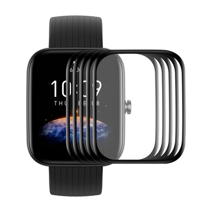 5pcs ENKAY 3D Full Coverage Soft PC Edge PMMA HD Screen Film, For Amazfit Cheetah / Cheetah Pro, For Amazfit Bip 5 / Bip 5 Pro