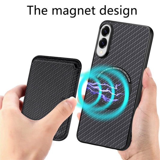 Carbon Fiber Leather Card Magsafe Phone Case, For iPhone 17e / 16e, For iPhone 17 Pro Max, For iPhone 17 Pro, For iPhone 17, For iPhone Air, For iPhone 16 Pro Max, For iPhone 16 Pro, For iPhone 16 Plus, For iPhone 16, For iPhone 15 Pro Max             ...