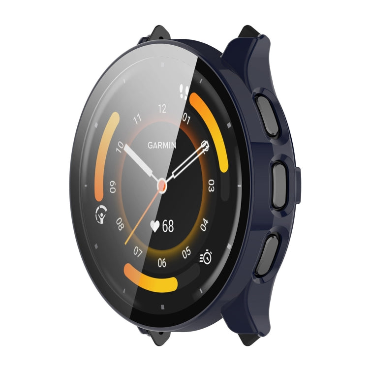 ENKAY Hat-Prince Full Coverage Tempered Glass Film Integrated PC Watch Cover, For Garmin Venu X1, For Garmin Active 5, For Garmin Venu 3S, For Garmin Venu 3