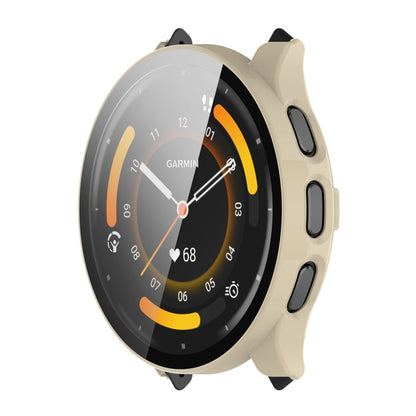 ENKAY Hat-Prince Full Coverage Tempered Glass Film Integrated PC Watch Cover, For Garmin Venu X1, For Garmin Active 5, For Garmin Venu 3S, For Garmin Venu 3