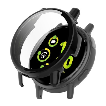 ENKAY Hat-Prince Full Coverage Tempered Glass Film Integrated PC Watch Cover, For Garmin Venu X1, For Garmin Active 5, For Garmin Venu 3S, For Garmin Venu 3