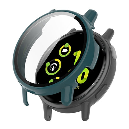 ENKAY Hat-Prince Full Coverage Tempered Glass Film Integrated PC Watch Cover, For Garmin Venu X1, For Garmin Active 5, For Garmin Venu 3S, For Garmin Venu 3