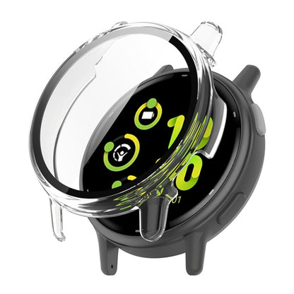 ENKAY Hat-Prince Full Coverage Tempered Glass Film Integrated PC Watch Cover, For Garmin Venu X1, For Garmin Active 5, For Garmin Venu 3S, For Garmin Venu 3