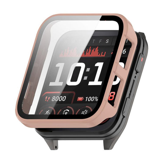 ENKAY Hat-Prince Full Coverage Tempered Glass Film Integrated PC Watch Cover, For Garmin Venu X1, For Garmin Active 5, For Garmin Venu 3S, For Garmin Venu 3