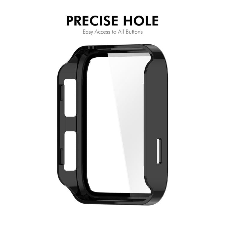 ENKAY Hat-Prince Full Coverage Tempered Glass Film Integrated PC Watch Cover, For Garmin Venu X1, For Garmin Active 5, For Garmin Venu 3S, For Garmin Venu 3