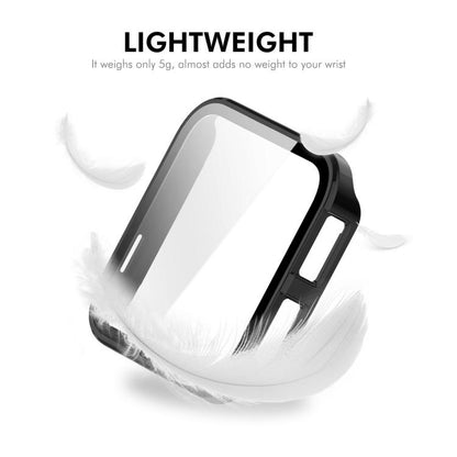 ENKAY Hat-Prince Full Coverage Tempered Glass Film Integrated PC Watch Cover, For Garmin Venu X1, For Garmin Active 5, For Garmin Venu 3S, For Garmin Venu 3