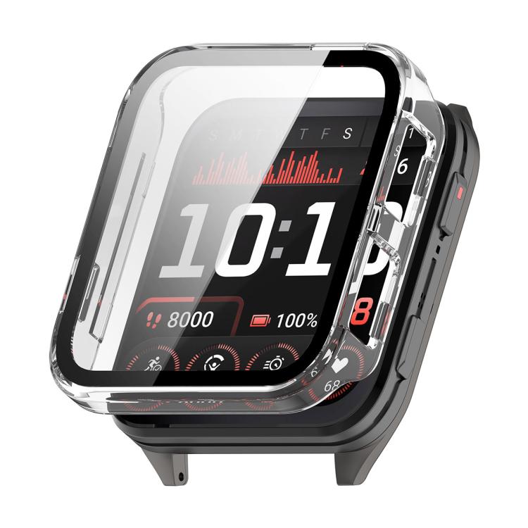 ENKAY Hat-Prince Full Coverage Tempered Glass Film Integrated PC Watch Cover, For Garmin Venu X1, For Garmin Active 5, For Garmin Venu 3S, For Garmin Venu 3