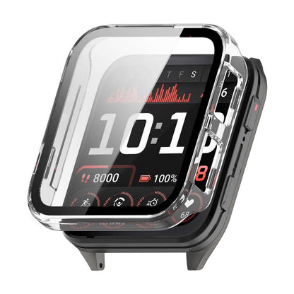ENKAY Hat-Prince Full Coverage Tempered Glass Film Integrated PC Watch Cover, For Garmin Venu X1, For Garmin Active 5, For Garmin Venu 3S, For Garmin Venu 3