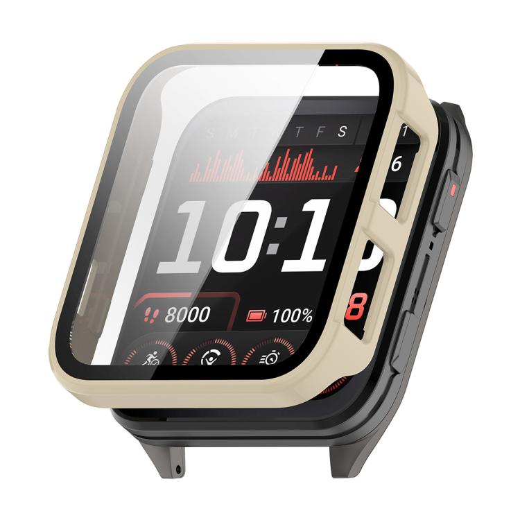 ENKAY Hat-Prince Full Coverage Tempered Glass Film Integrated PC Watch Cover, For Garmin Venu X1, For Garmin Active 5, For Garmin Venu 3S, For Garmin Venu 3