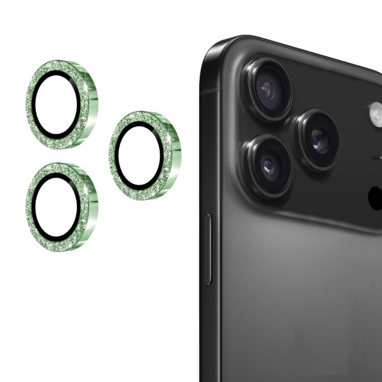 ENKAY Hat-Prince Glitter Rear Lens Aluminium Alloy Tempered Glass Film, For iPhone 17 Pro / 17 Pro Max, For iPhone 17, For iPhone 17 Air, For iPhone 15 Pro / 15 Pro Max, For iPhone 15 / 15 Plus
