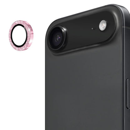 ENKAY Hat-Prince Glitter Rear Lens Aluminium Alloy Tempered Glass Film, For iPhone 17 Pro / 17 Pro Max, For iPhone 17, For iPhone 17 Air, For iPhone 15 Pro / 15 Pro Max, For iPhone 15 / 15 Plus