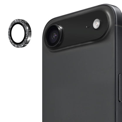 ENKAY Hat-Prince Glitter Rear Lens Aluminium Alloy Tempered Glass Film, For iPhone 17 Pro / 17 Pro Max, For iPhone 17, For iPhone 17 Air, For iPhone 15 Pro / 15 Pro Max, For iPhone 15 / 15 Plus