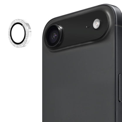 ENKAY Hat-Prince Glitter Rear Lens Aluminium Alloy Tempered Glass Film, For iPhone 17 Pro / 17 Pro Max, For iPhone 17, For iPhone 17 Air, For iPhone 15 Pro / 15 Pro Max, For iPhone 15 / 15 Plus
