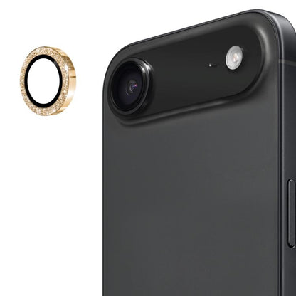 ENKAY Hat-Prince Glitter Rear Lens Aluminium Alloy Tempered Glass Film, For iPhone 17 Pro / 17 Pro Max, For iPhone 17, For iPhone 17 Air, For iPhone 15 Pro / 15 Pro Max, For iPhone 15 / 15 Plus