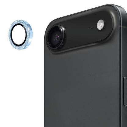 ENKAY Hat-Prince Glitter Rear Lens Aluminium Alloy Tempered Glass Film, For iPhone 17 Pro / 17 Pro Max, For iPhone 17, For iPhone 17 Air, For iPhone 15 Pro / 15 Pro Max, For iPhone 15 / 15 Plus